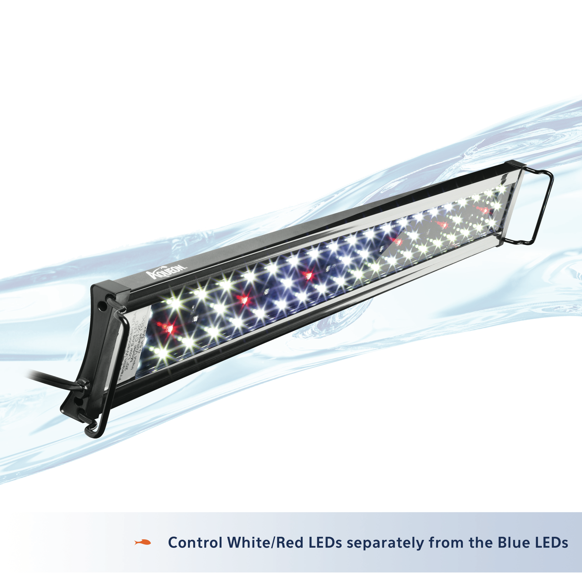 slide 8 of 9, Aqueon LED OptiBright Light Fixture 30-36 Inches, 1 ct