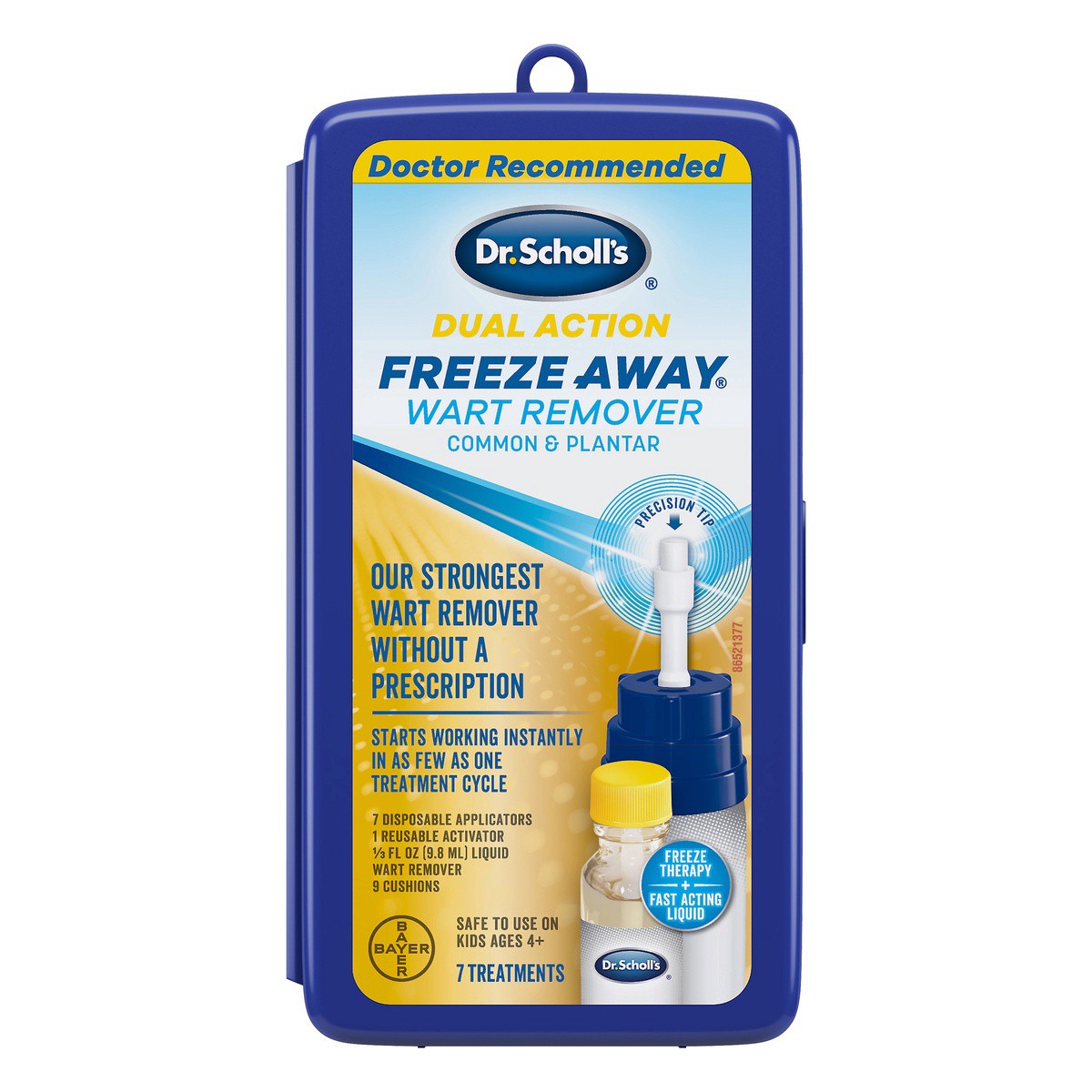 slide 1 of 3, Dr. Scholl's Freeze Away Common & Plantar Wart Remover, 7 ct