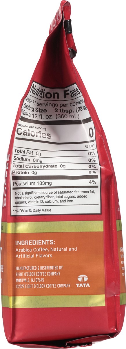 slide 6 of 12, Eight O'Clock Coffee Medium Roast Ground Hazelnut Coffee - 11 oz, 11 oz