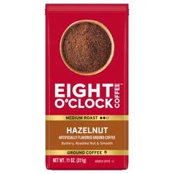 Eight O'Clock Coffee Medium Roast Ground Hazelnut Coffee - 11 oz