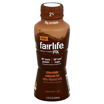 slide 1 of 1, fairlife 2% Reduced Fat Chocolate Milk, 11.5 oz