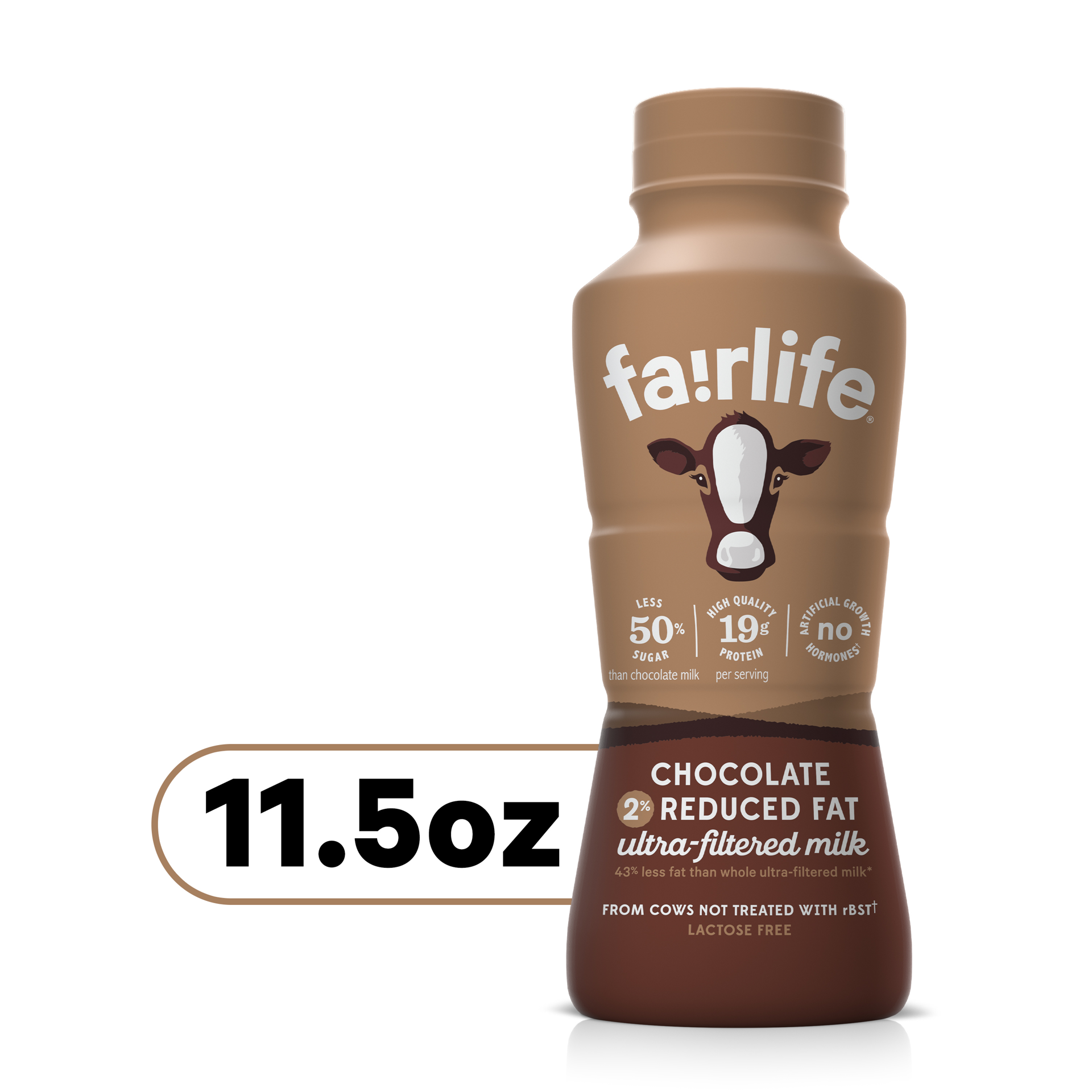 slide 1 of 5, fairlife 2% Chocolate Ultra-Filtered Milk, Lactose Free, 11.5 fl oz, 11.5 oz