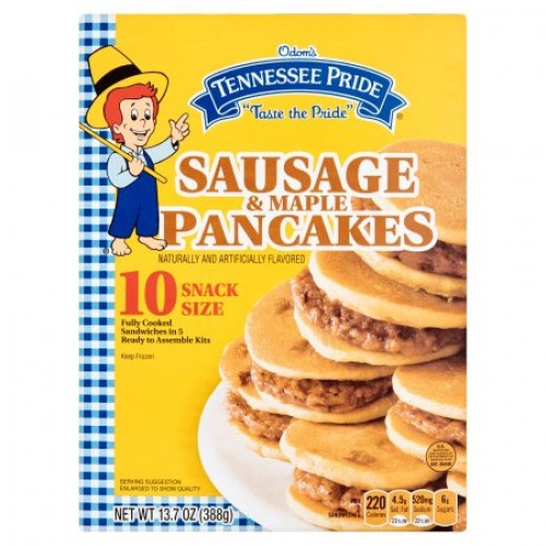 slide 1 of 1, Tennessee Pride Sausage & Maple Pancakes, 10 ct; 13.7 oz