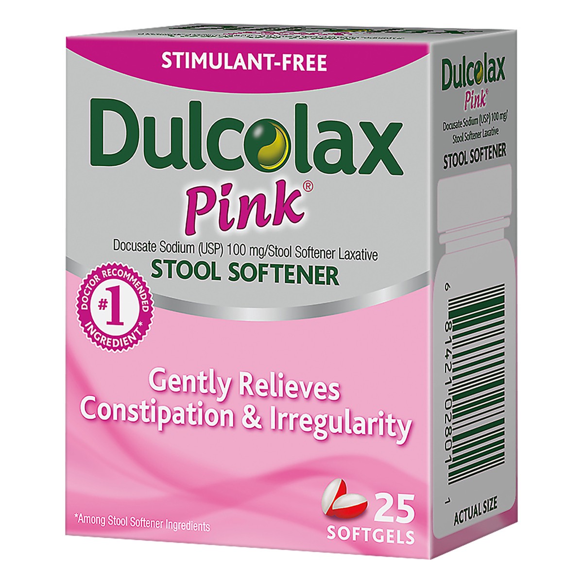 slide 2 of 12, Dulcolax Dulcoease Stool Softener, 25 ct