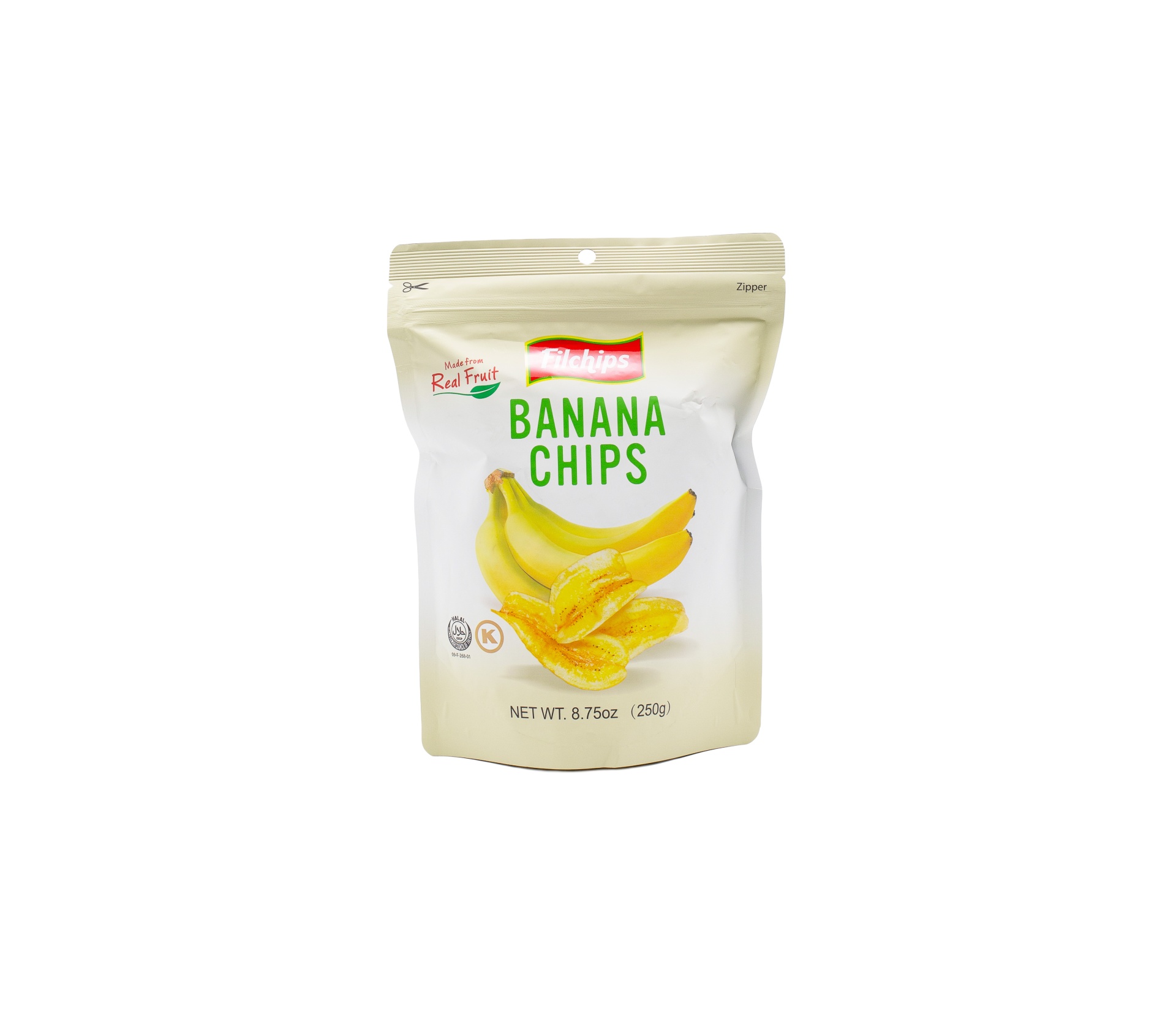 slide 1 of 1, Filchips Banana Long Cut Chips, 250 gram