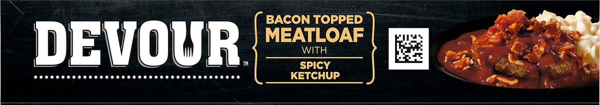 slide 7 of 11, DEVOUR Bacon Topped Meatloaf with Spicy Ketchup 10 oz. Box, 10 oz