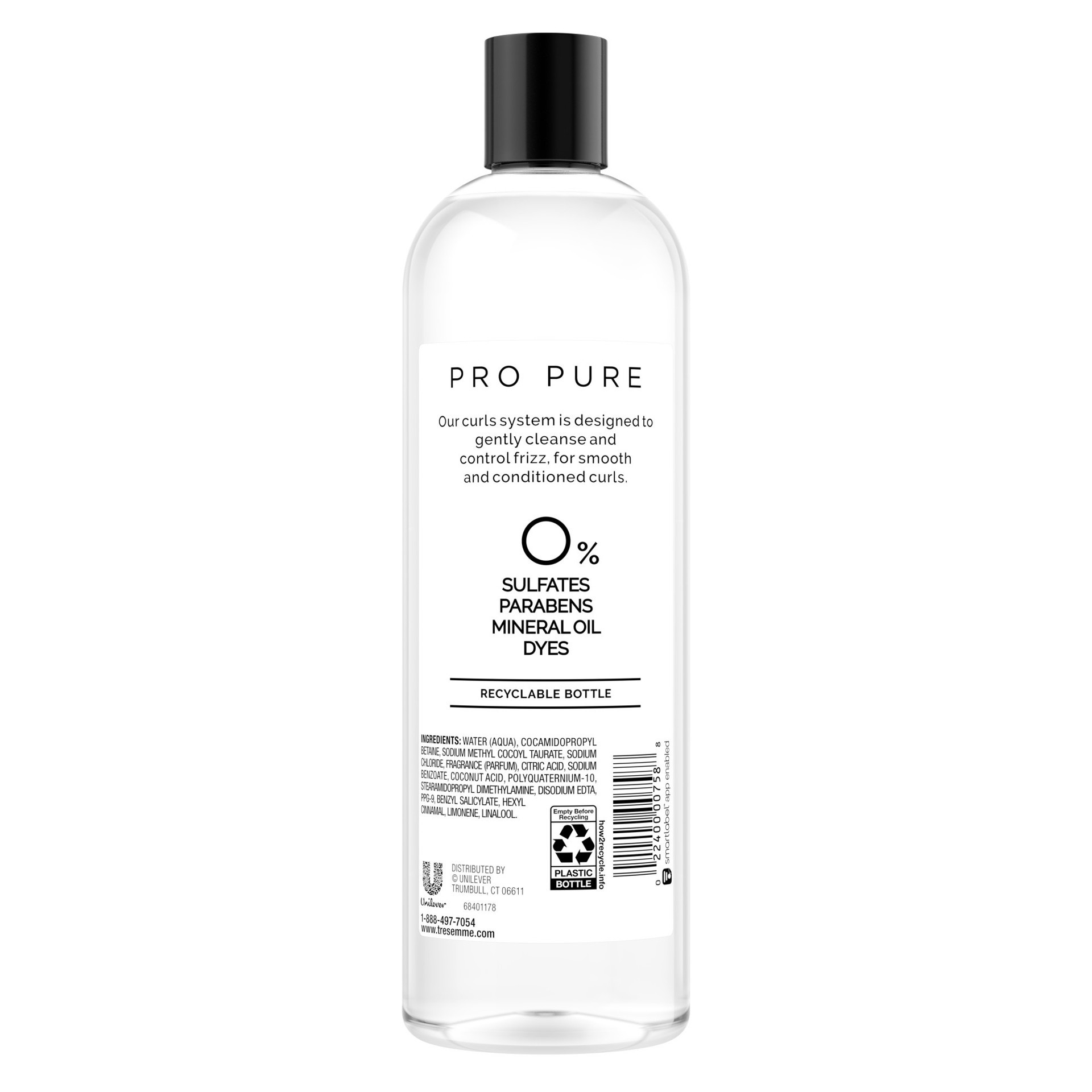 slide 5 of 6, TRESemmé Pro Pure Shampoo Curl Define, 16 oz, 16 oz