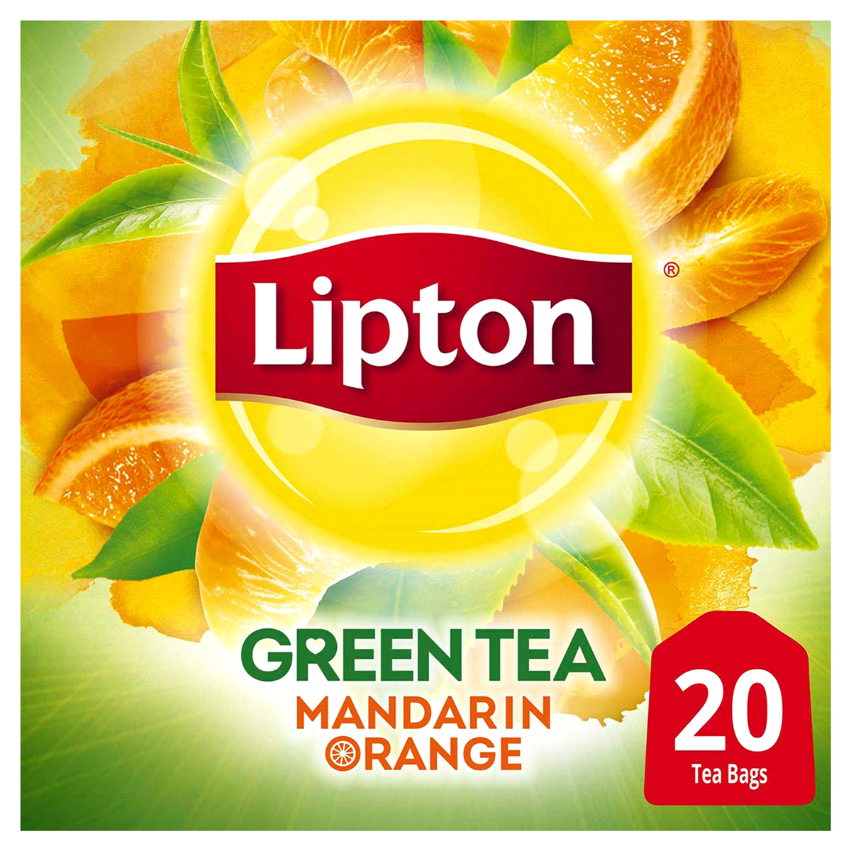 slide 1 of 5, Lipton Mandarin Orange Green Tea Bags, 0.8 oz