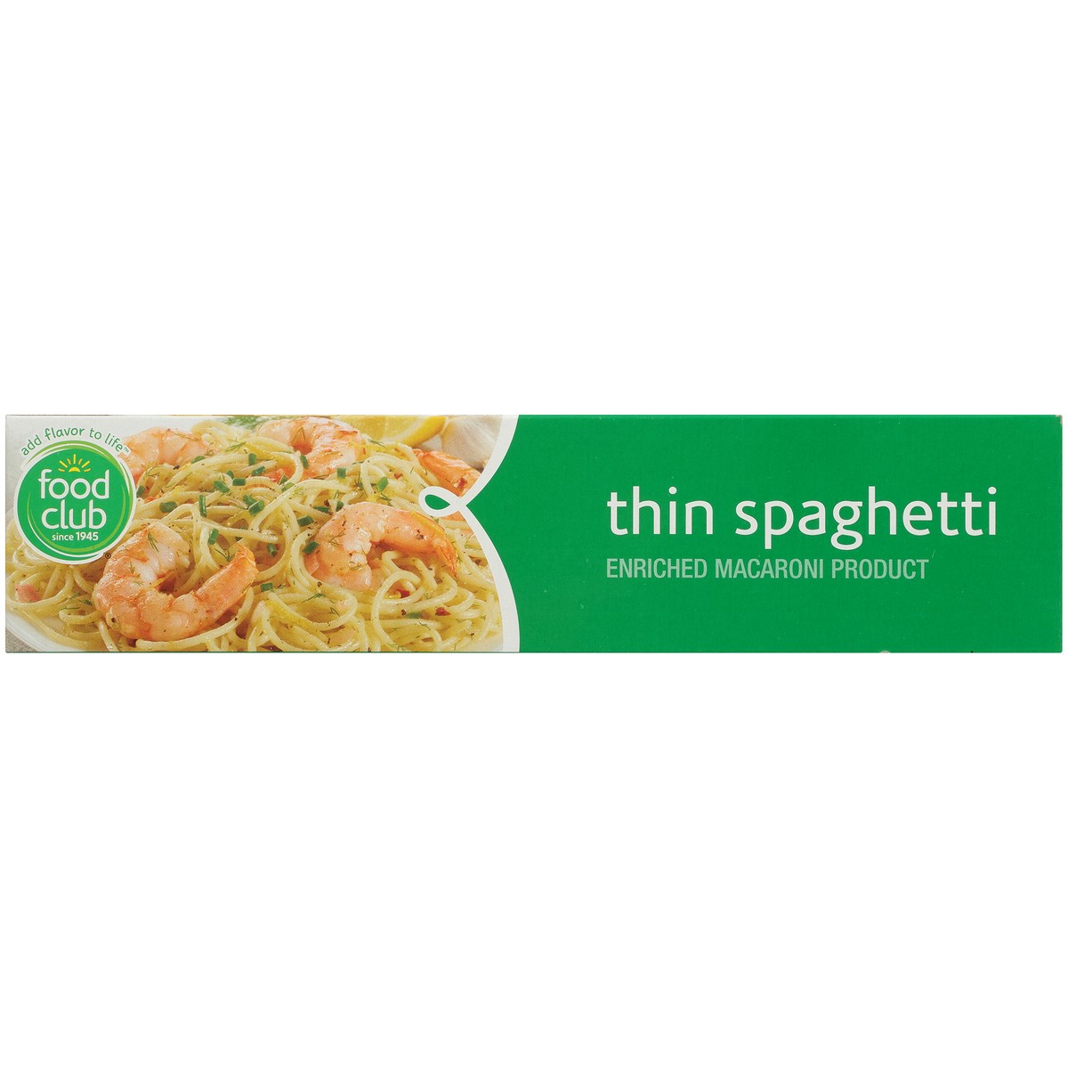 slide 8 of 13, Food Club Enriched Macaroni Product, Thin Spaghetti, 32 oz