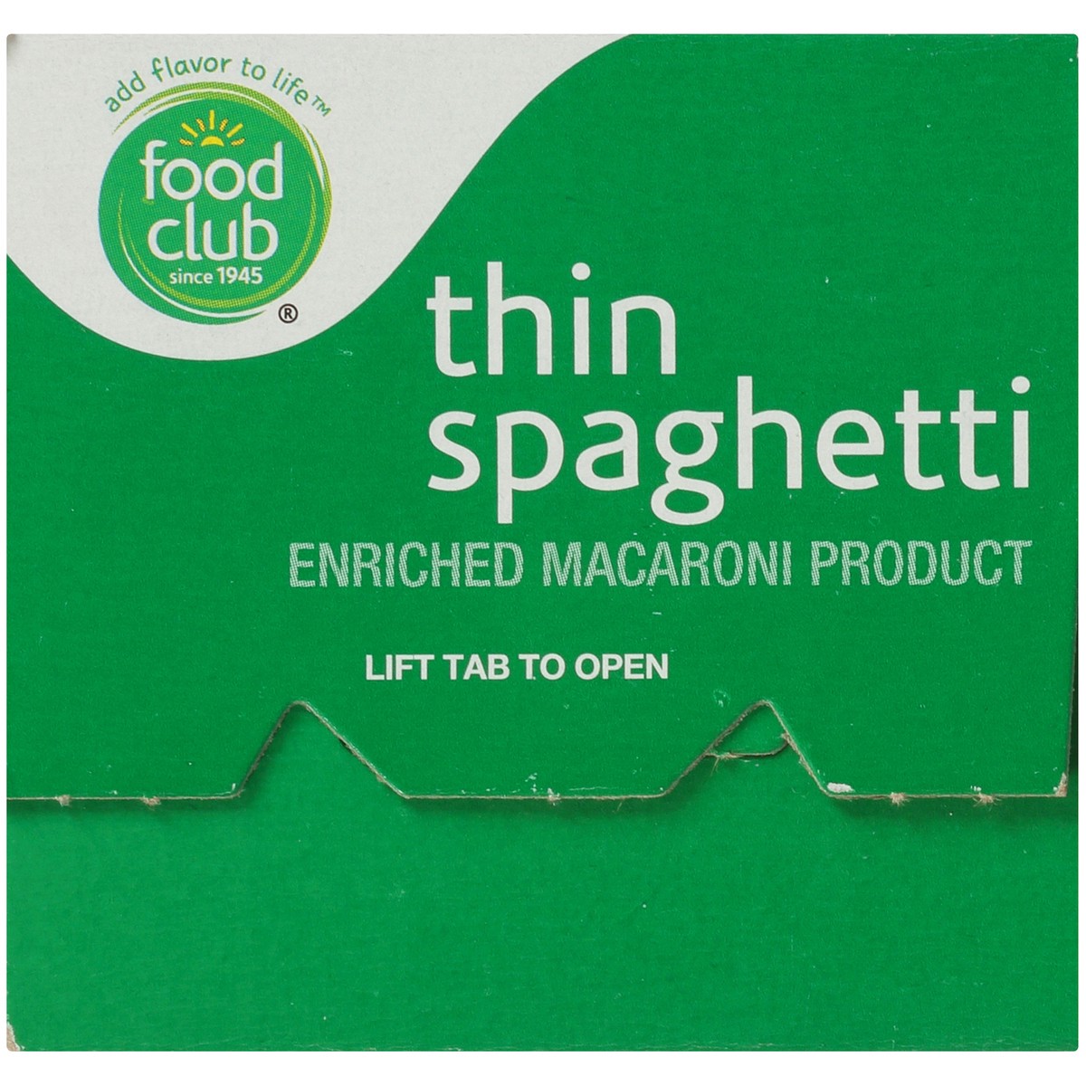 slide 6 of 13, Food Club Enriched Macaroni Product, Thin Spaghetti, 32 oz