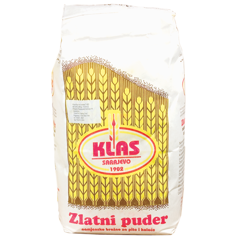 slide 1 of 1, Klas Zlatni Puder Flour, 1 kg