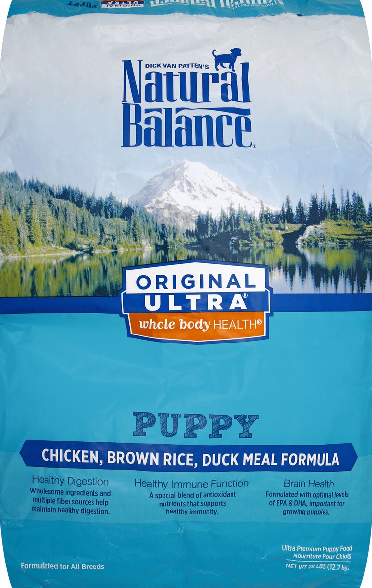 slide 1 of 8, Natural Balance Puppy Food 28 lb, 28 lb