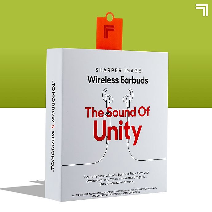 slide 9 of 10, Sharper Image The Sound Of Unity Wireless Earbuds - Neon Green, 1 ct