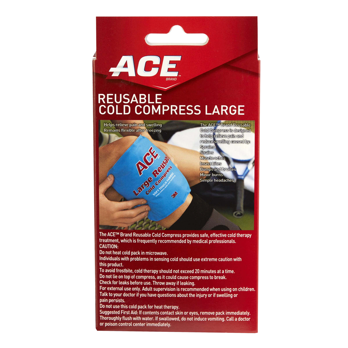 slide 9 of 13, ACE Brand Reusable Cold Compress, Large, 1 ct