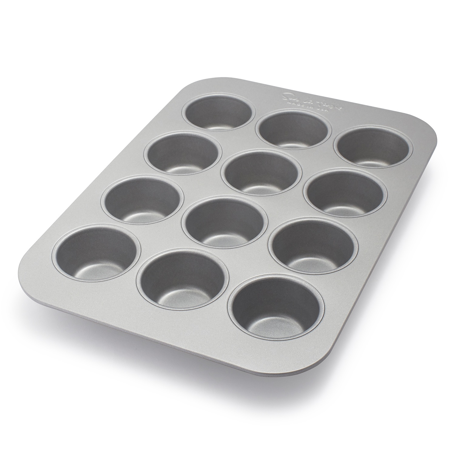 slide 1 of 1, Sur La Table Classic Muffin Pan, Silver, 1 ct