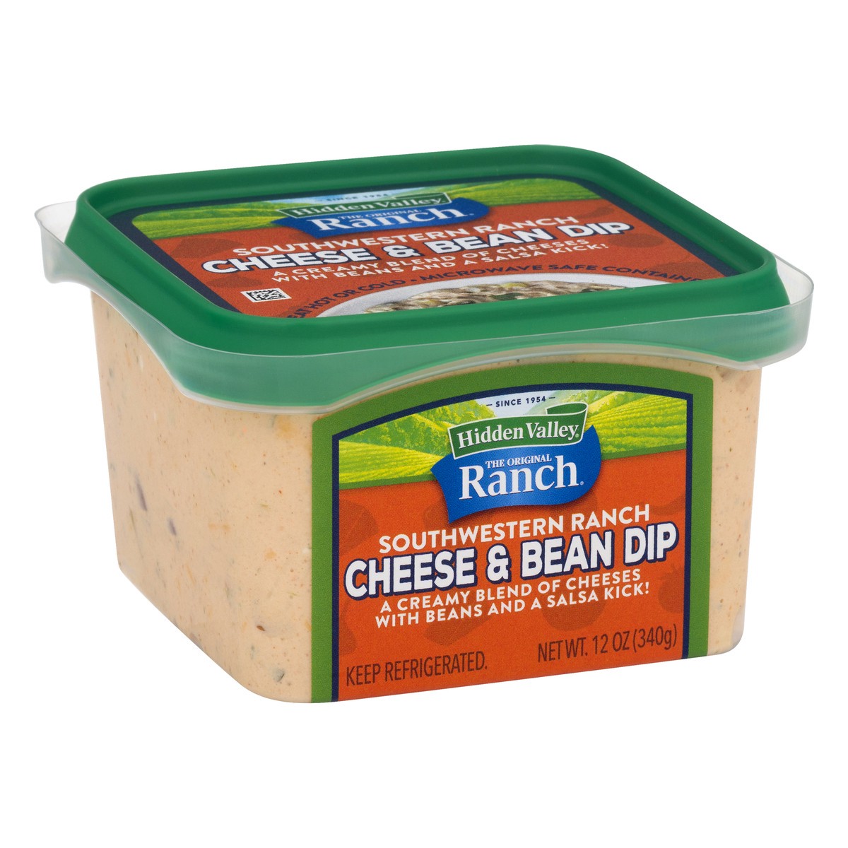 slide 8 of 13, Hidden Valley Southwestern Cheese & Bean Ranch Dip 12 oz, 12 oz