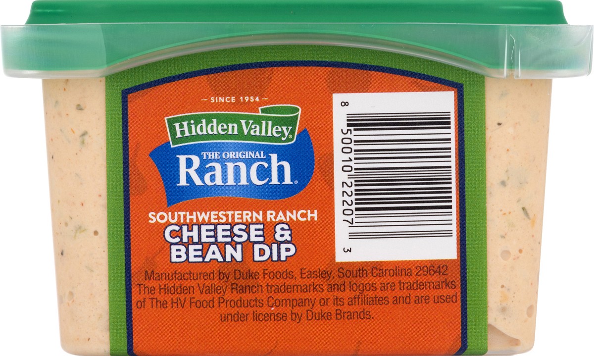 slide 13 of 13, Hidden Valley Southwestern Cheese & Bean Ranch Dip 12 oz, 12 oz