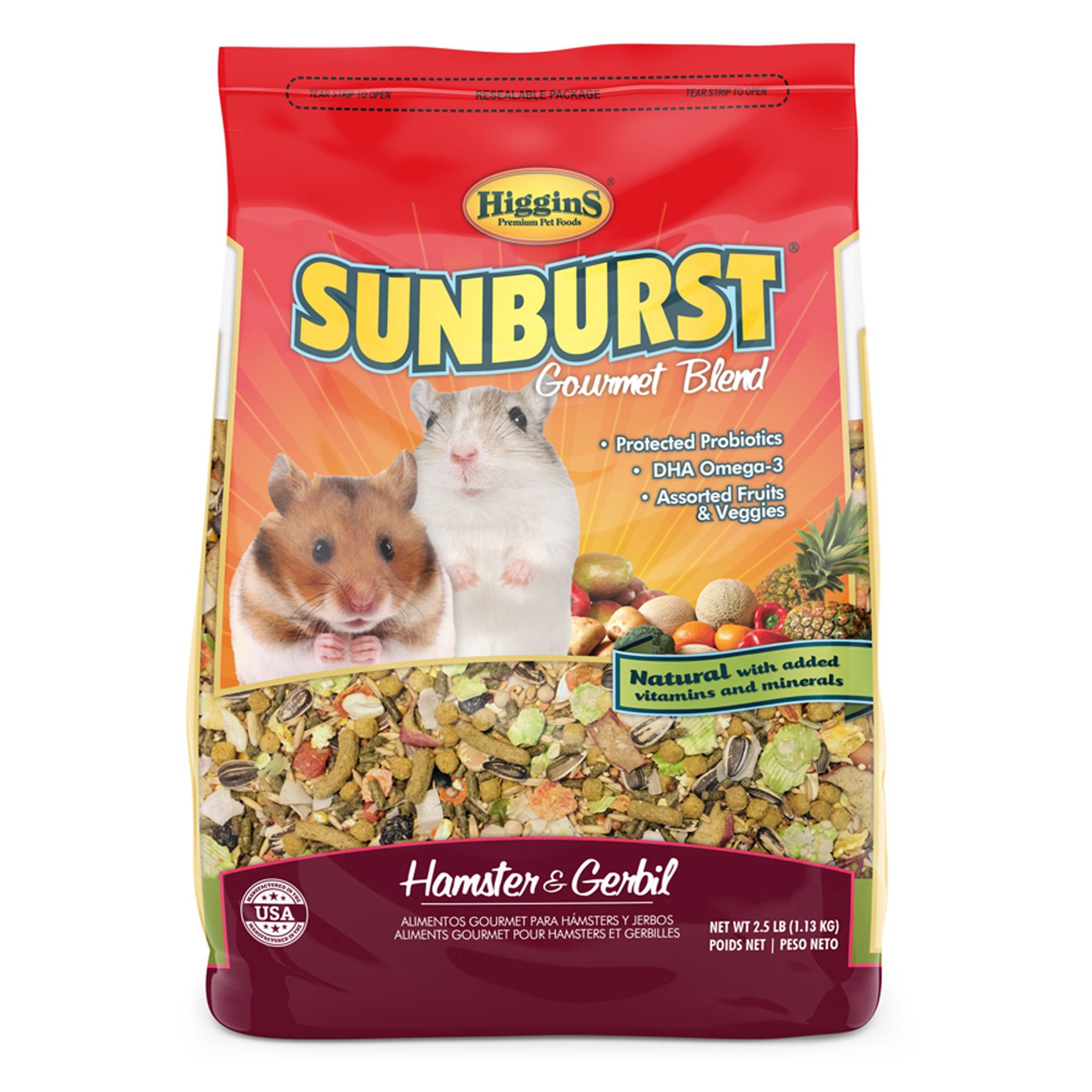 slide 1 of 1, Higgins Sunburst Hamster, 2.5 lb