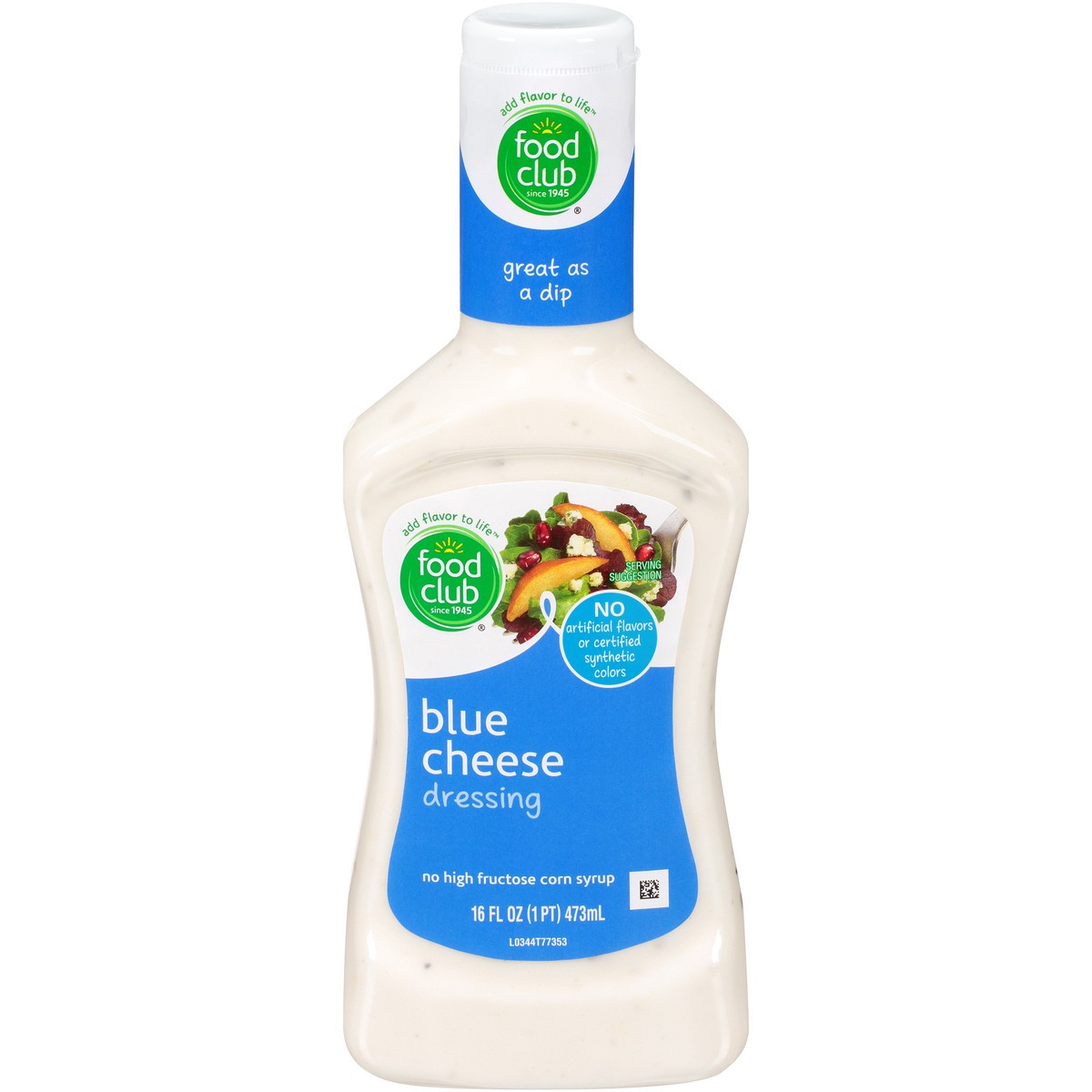 slide 1 of 10, Food Club Salad Dressing - Bleu Cheese, 16 fl oz