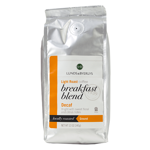 slide 1 of 1, L&B Ground Decaf Breakfast Blend Coffee - 12 oz, 12 oz