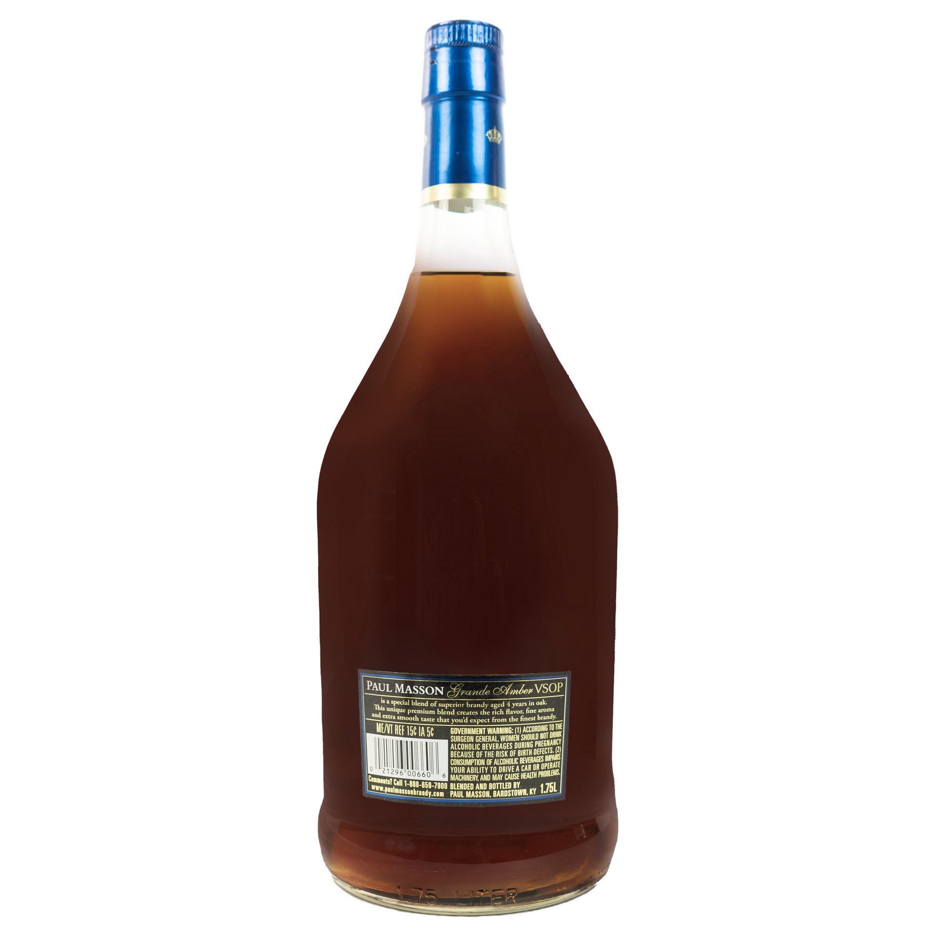 slide 3 of 3, Paul Masson Amber Brandy, 1.75 liter