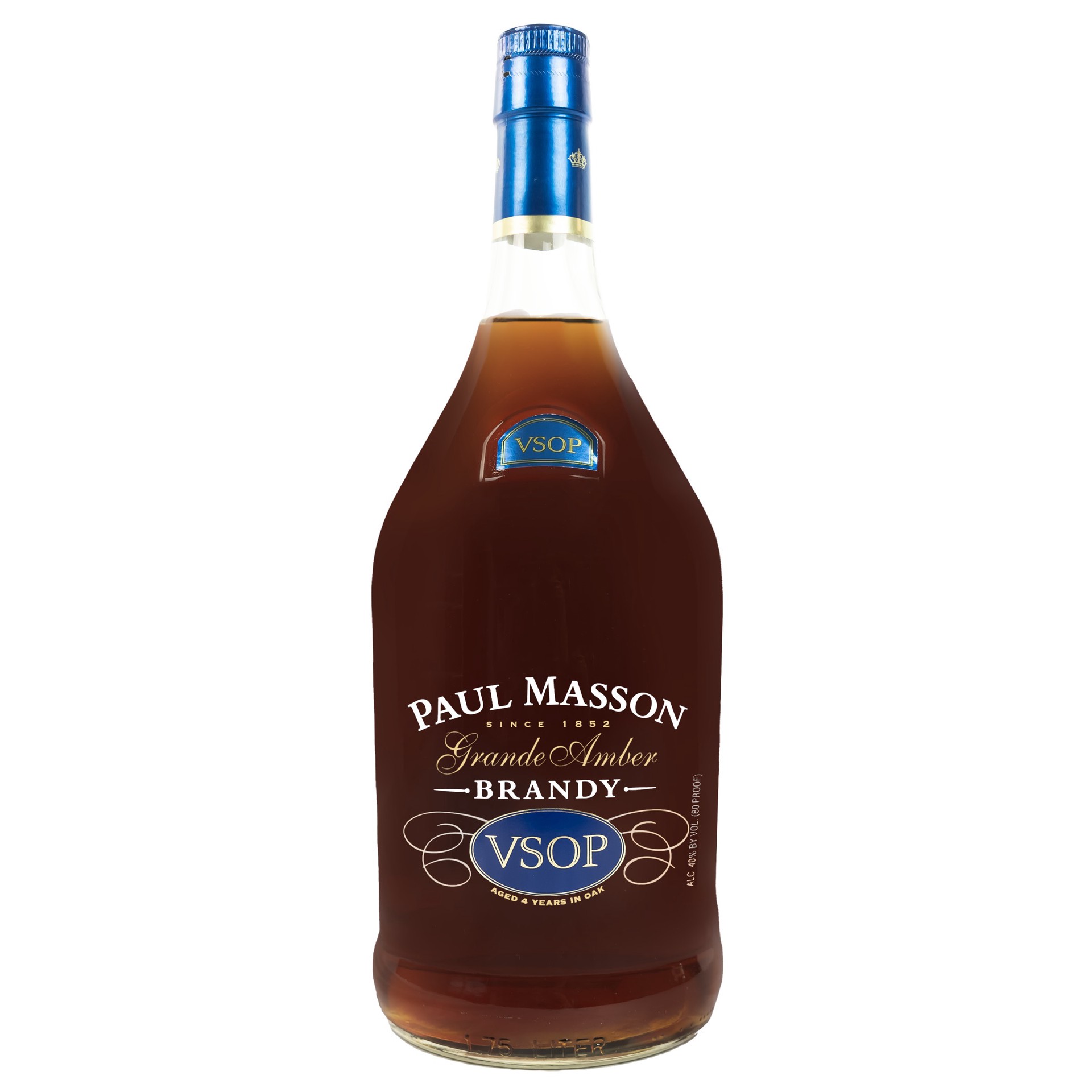 slide 1 of 3, Paul Masson Amber Brandy, 1.75 liter