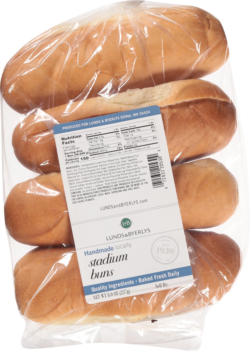 slide 2 of 9, Lunds & Byerlys Stadium Buns 8.0 oz, 8 oz