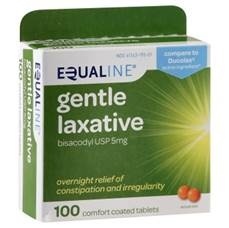 slide 1 of 1, Equaline Laxative Tablets Gentle, 100 ct