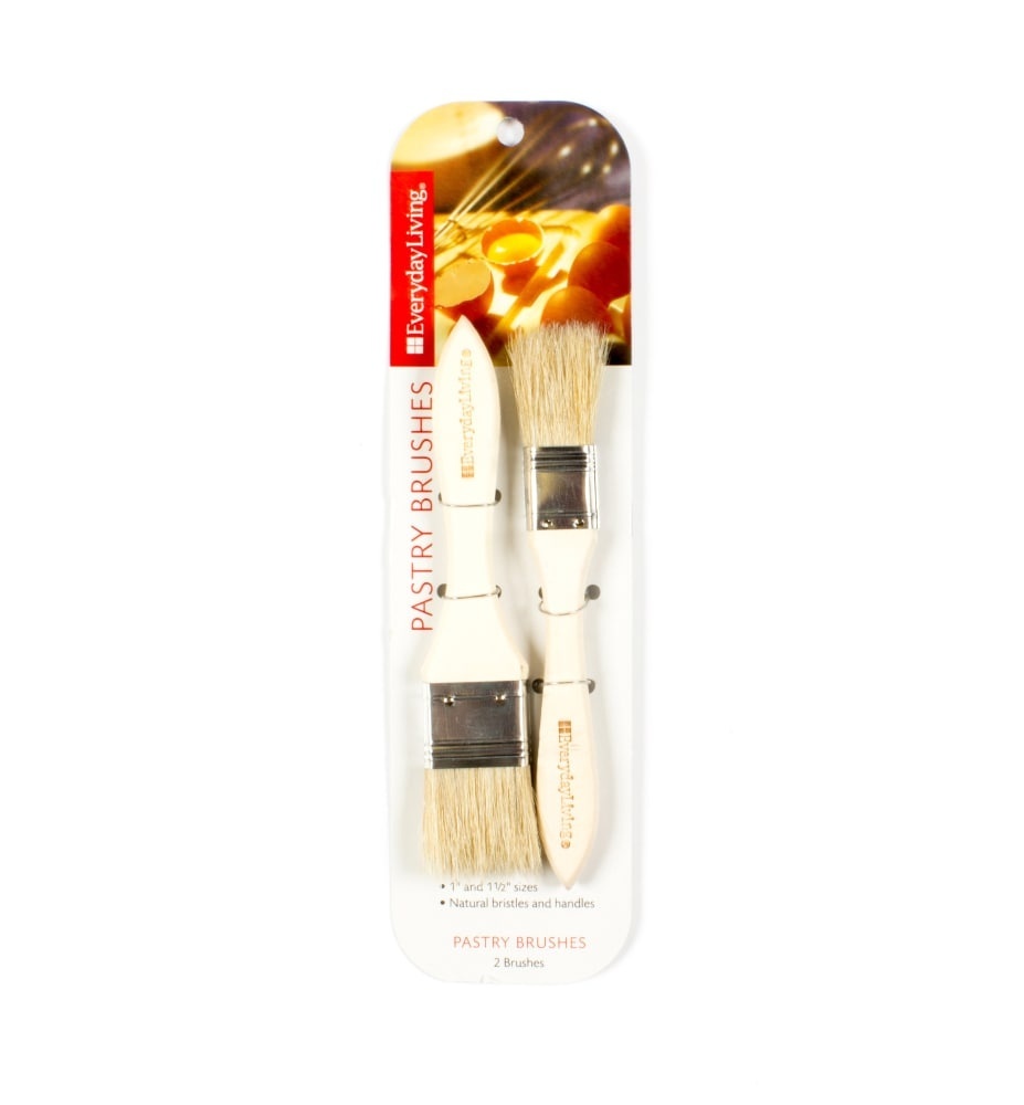 slide 1 of 1, Everyday Living Nylon Bristle Basting Brushes, 2 ct