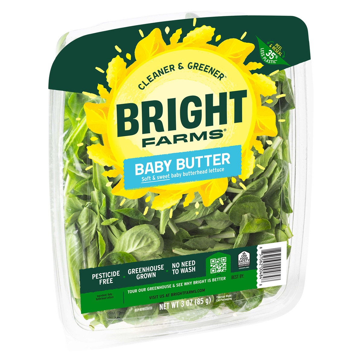 slide 2 of 6, Bright Farms Baby Butter Butterhead Lettuce, 4 oz