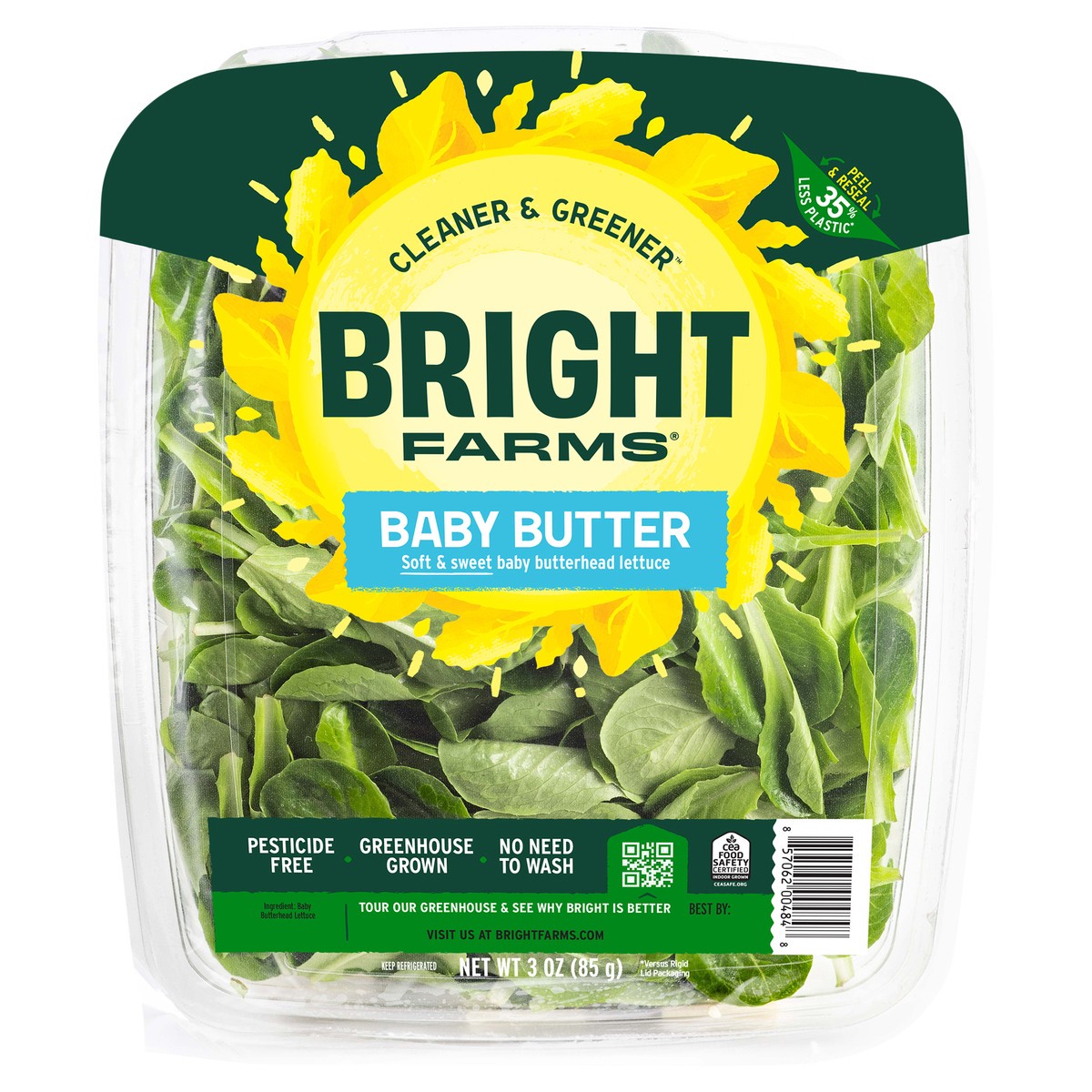 slide 1 of 4, Bright Farms BrightFarms Baby Butter Lettuce, 1 ct