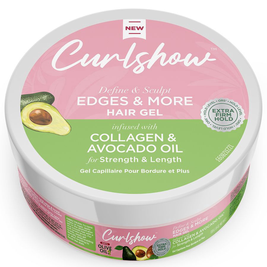 slide 2 of 4, ORS Olive Oil Curlshow Edge Gel, 6 oz