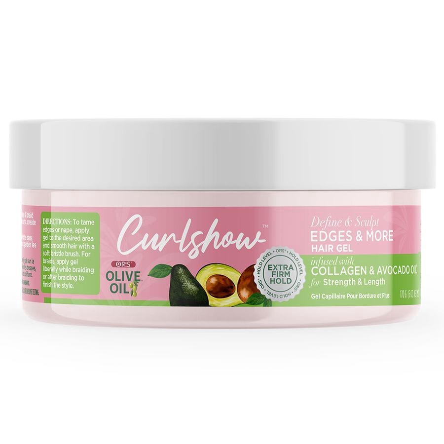 slide 1 of 4, ORS Olive Oil Curlshow Edge Gel, 6 oz