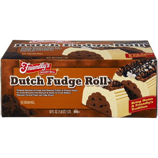 slide 2 of 9, Friendly's Roll Dutch Fudge Ice Cream Roll, 43 fl oz