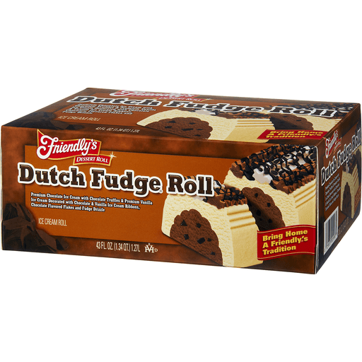 slide 3 of 9, Friendly's Roll Dutch Fudge Ice Cream Roll, 43 fl oz