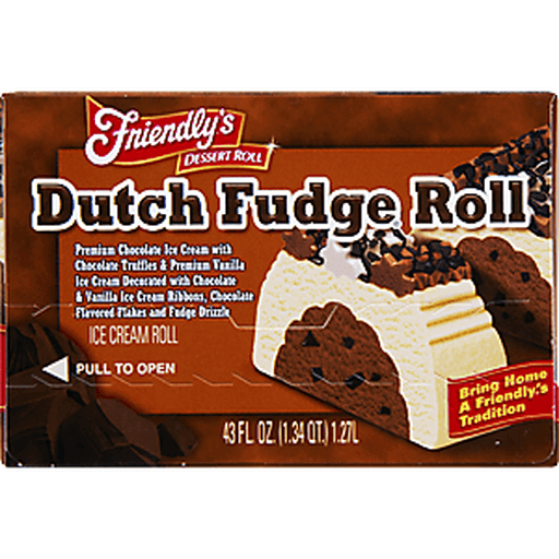 slide 5 of 9, Friendly's Roll Dutch Fudge Ice Cream Roll, 43 fl oz