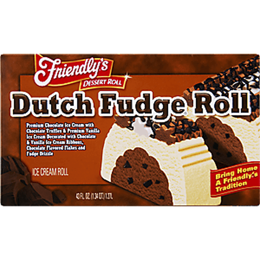slide 8 of 9, Friendly's Roll Dutch Fudge Ice Cream Roll, 43 fl oz