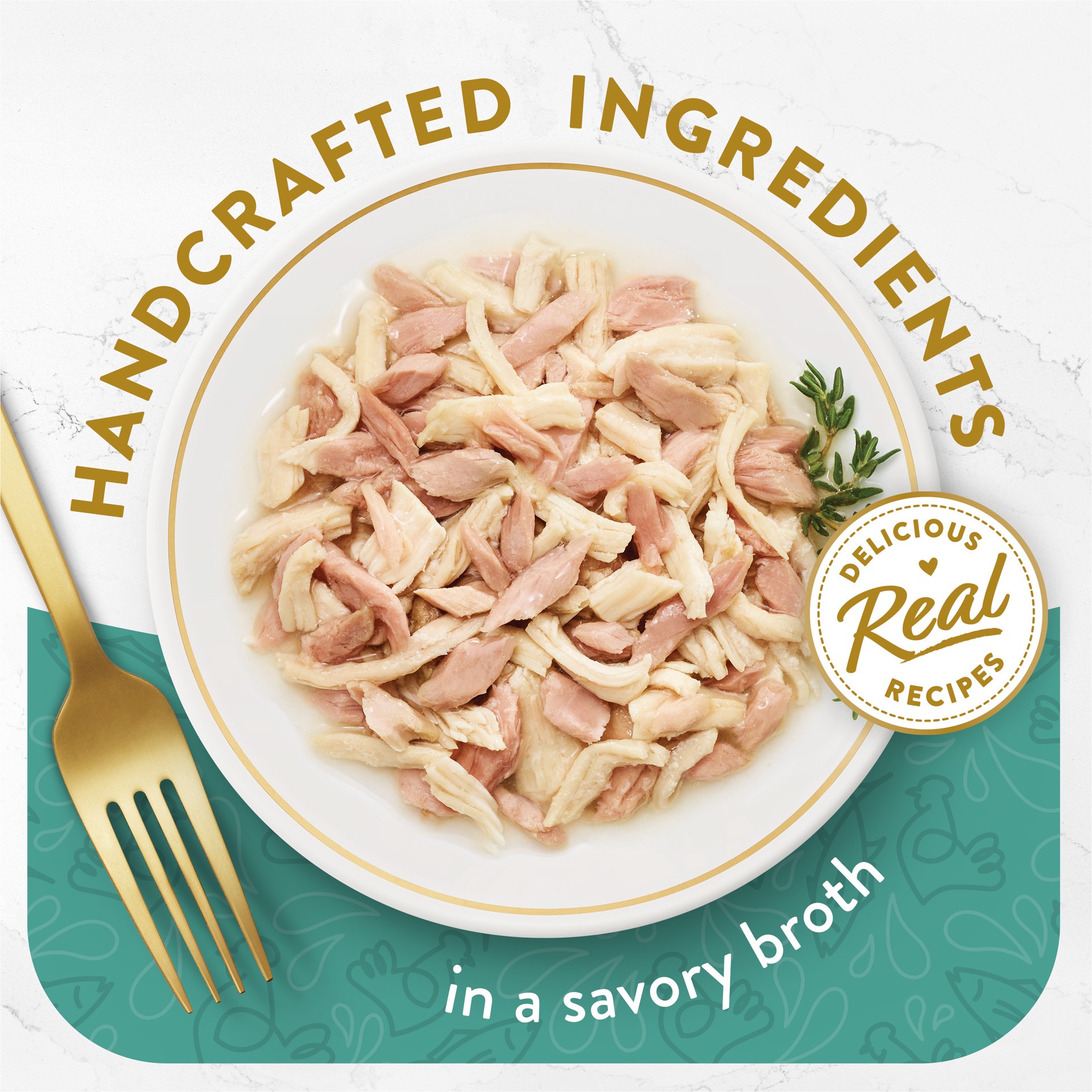 slide 9 of 9, Fancy Feast Purina Fancy Feast Appetizers Lickable Grain Free Wet Cat Food Topper White Meat Chicken and Flaked Tuna Appetizer - 1.1 oz. Tray, 1.1 oz