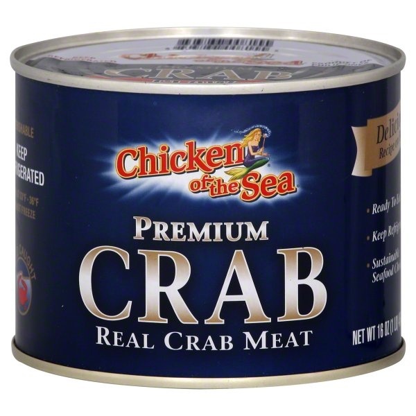 slide 1 of 1, Chicken of the Sea Crabmeat - Premium Claw, 1 oz