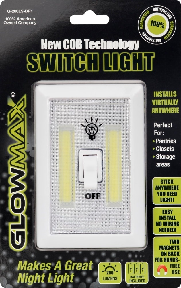 slide 1 of 1, GlowMax Switch Light, 1 ct