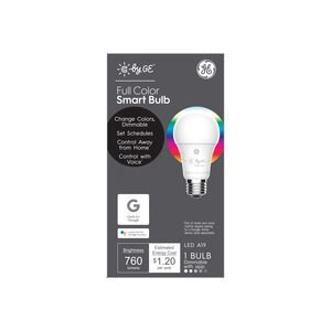 slide 1 of 1, General Electric C By Ge Full Color A19 Smart Led Bulb (1-Pack), 1 ct