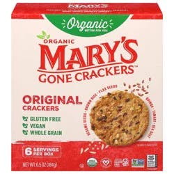 Mary's Gone Crackers Organic Original Crackers 6.5 oz