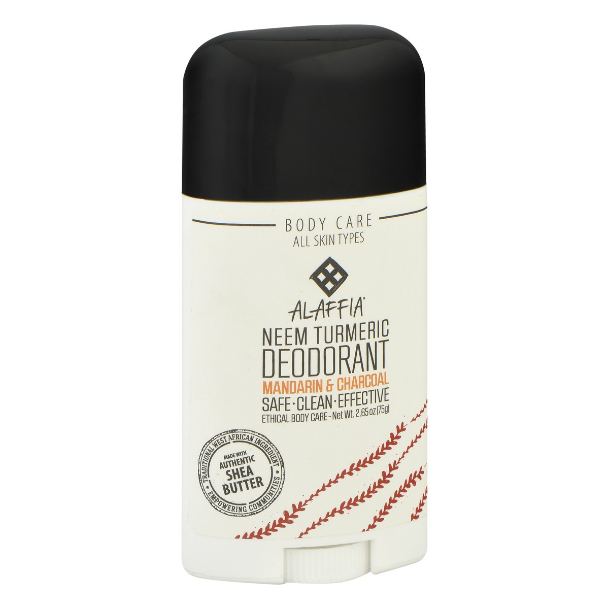 slide 2 of 11, Alaffia Charcoal Mandarin Deodorant, 2.65 oz