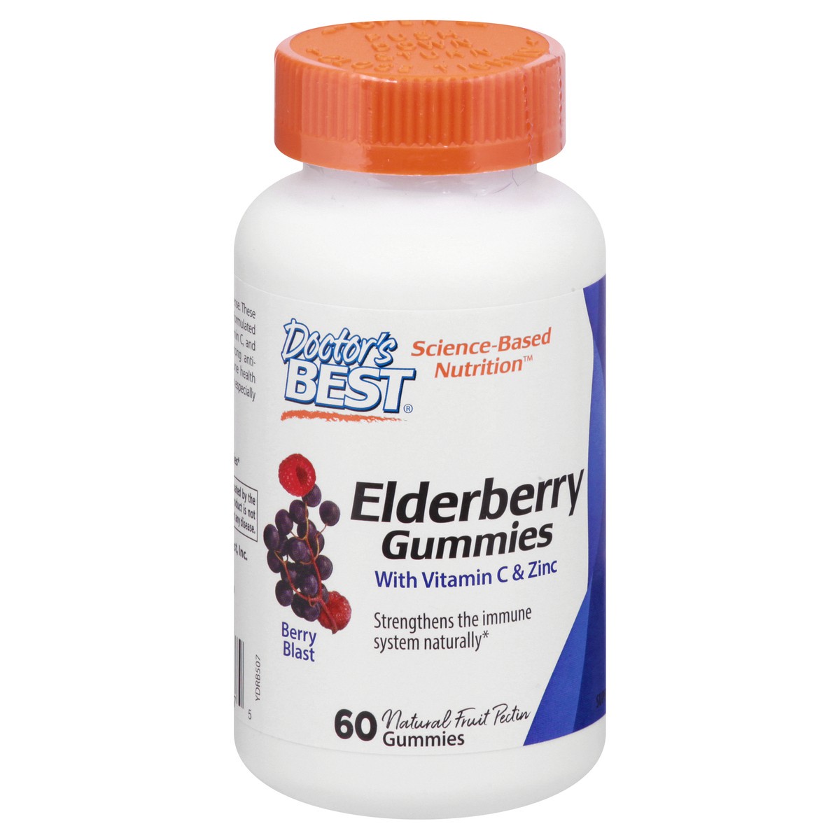 slide 7 of 9, Doctor's Best Gummies Berry Blast Elderberry 60 ea, 60 ct