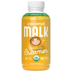 Malk Organic Non-Dairy Vanilla Coconut Milk Creamer 16 fl oz