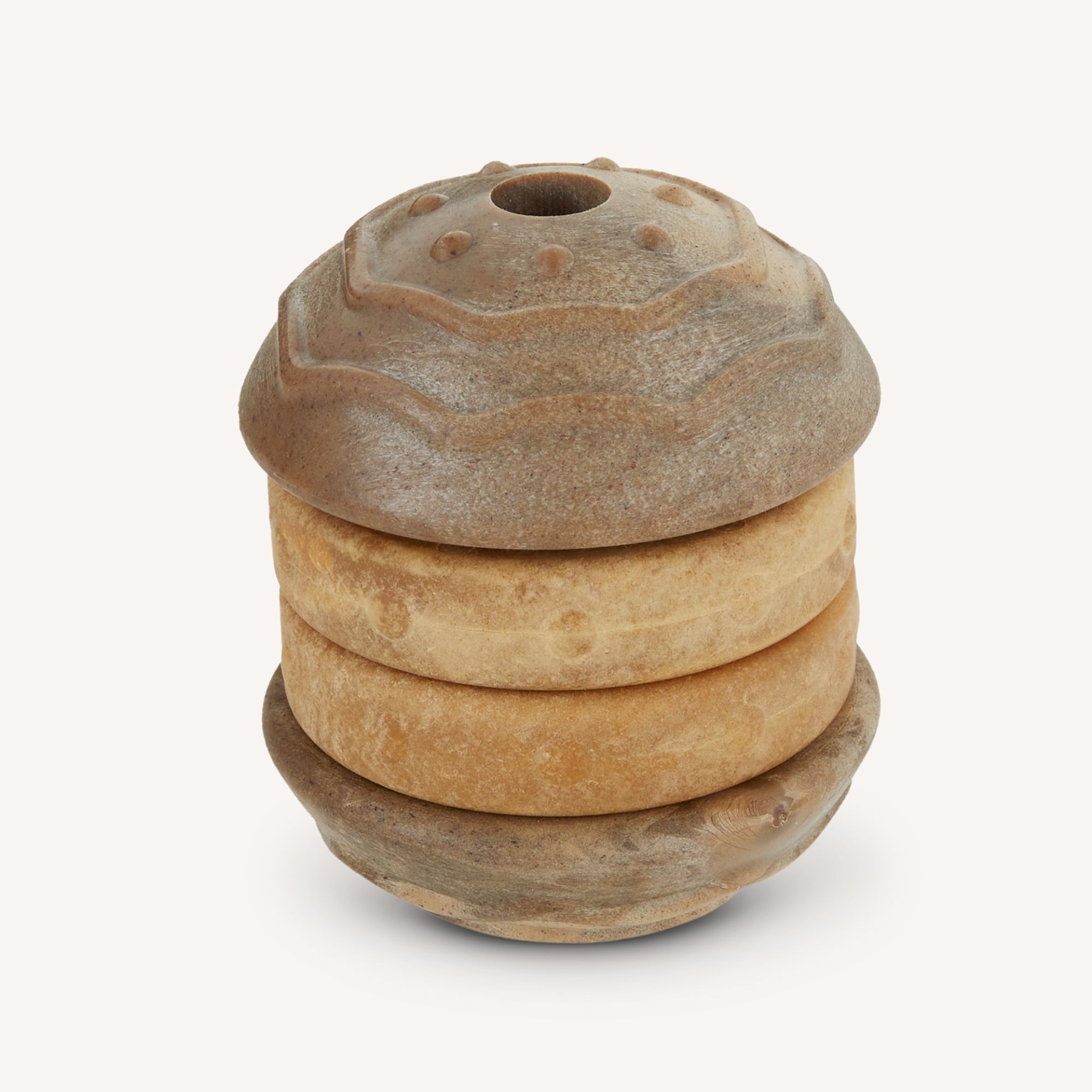 slide 1 of 1, Joyhound Boss Bones Barrel of Yum Treat Dispenser Dog Toy, 1 ct