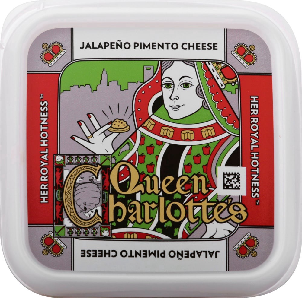 slide 2 of 5, Queen Charlotte's Pimento Cheese Royale Gluten-Free Jalapeno Pimiento Cheese, 10 oz