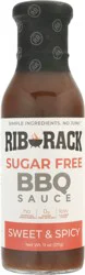 Rib Rack Sugar Free Sweet & Spicy BBQ Sauce 11 oz