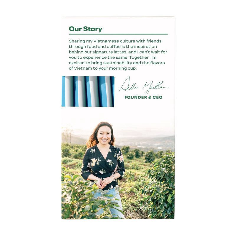 slide 4 of 8, Copper Cow Coffee Pour Over Vietnamese Coffee7.4Oz, 1 ct