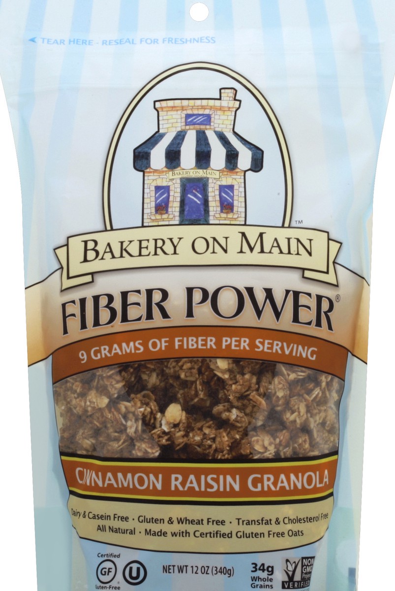 slide 2 of 2, Bakery on Main Fiber Power Cinnamon Raisin Granola, 12 oz